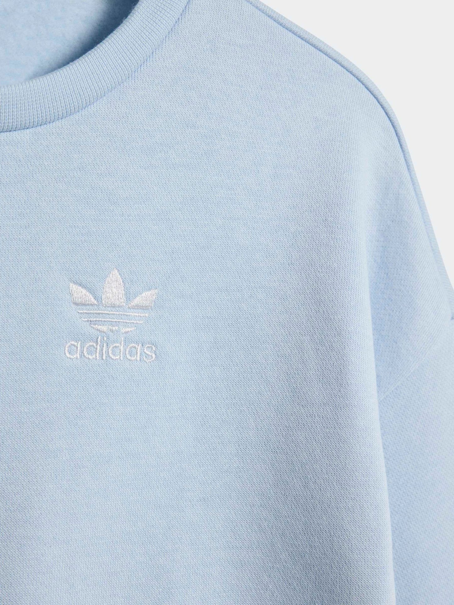 adidas Originals Blue Oversized  Sweatshirt  and Jogger Infant Set image 7