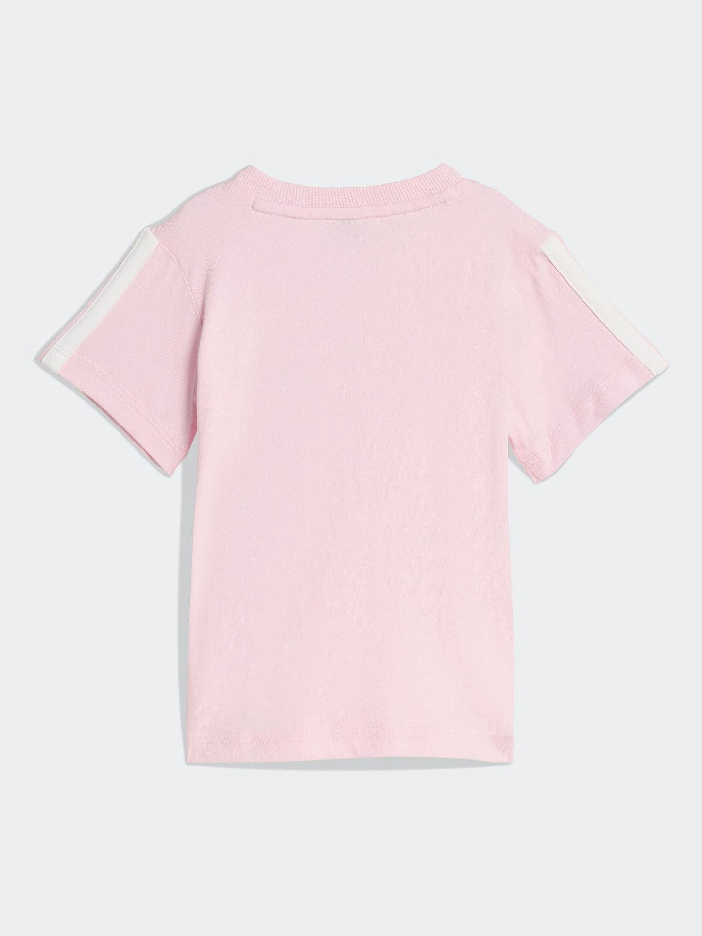 adidas Pink Essentials T-Shirt and Shorts Infant Set image 3