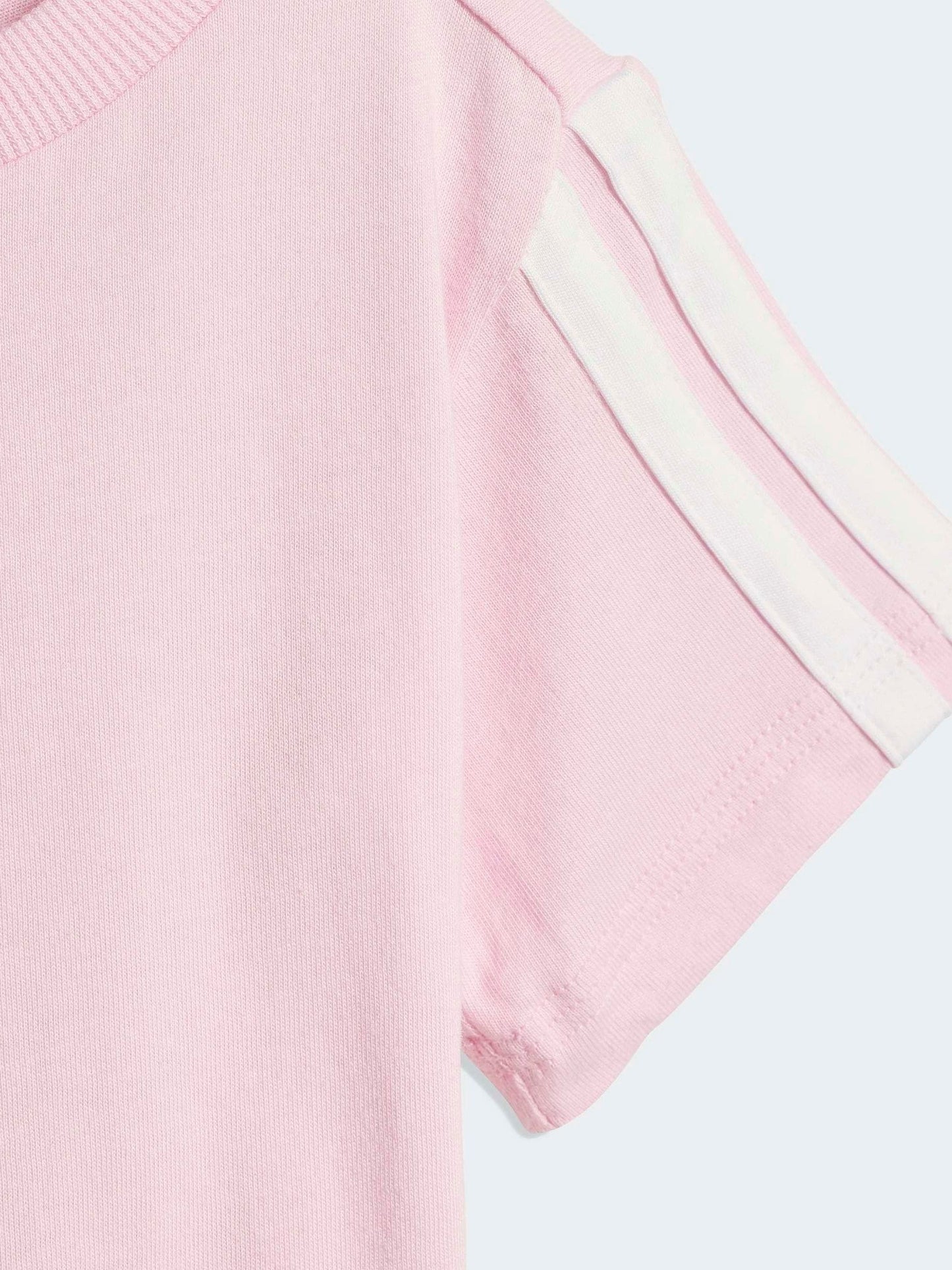adidas Pink Essentials T-Shirt and Shorts Infant Set image 6