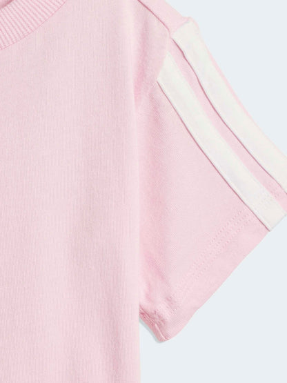 adidas Pink Essentials T-Shirt and Shorts Infant Set image 6