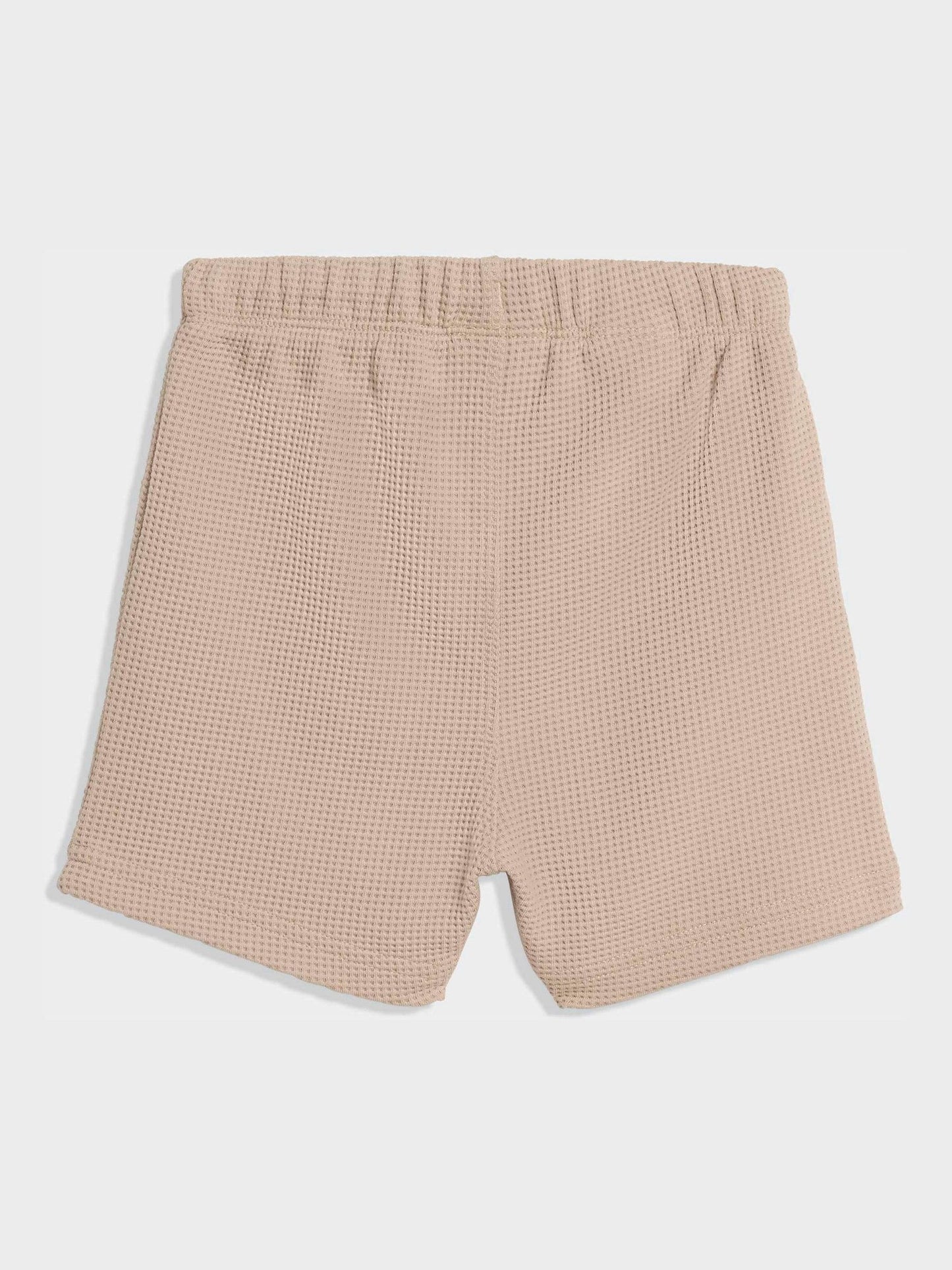 adidas Originals Neutral Waffle T-Shirt and Shorts Set image 4