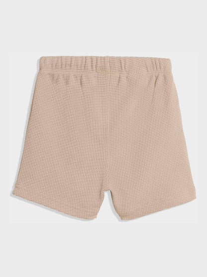 adidas Originals Neutral Waffle T-Shirt and Shorts Set image 4