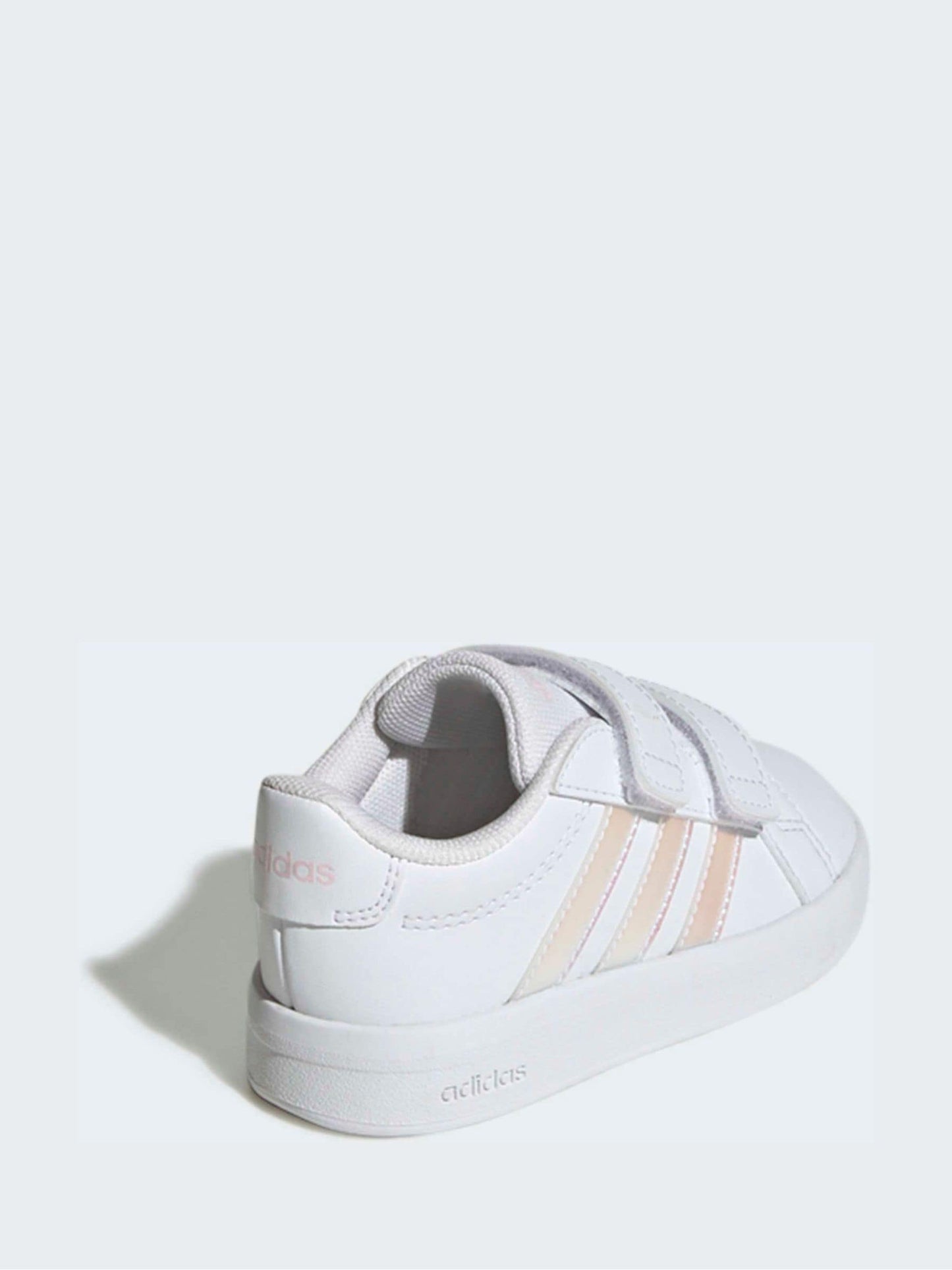 adidas White Grand Court 3.0 Infant Trainers image 4