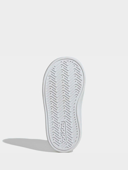 adidas White Grand Court 3.0 Infant Trainers image 7