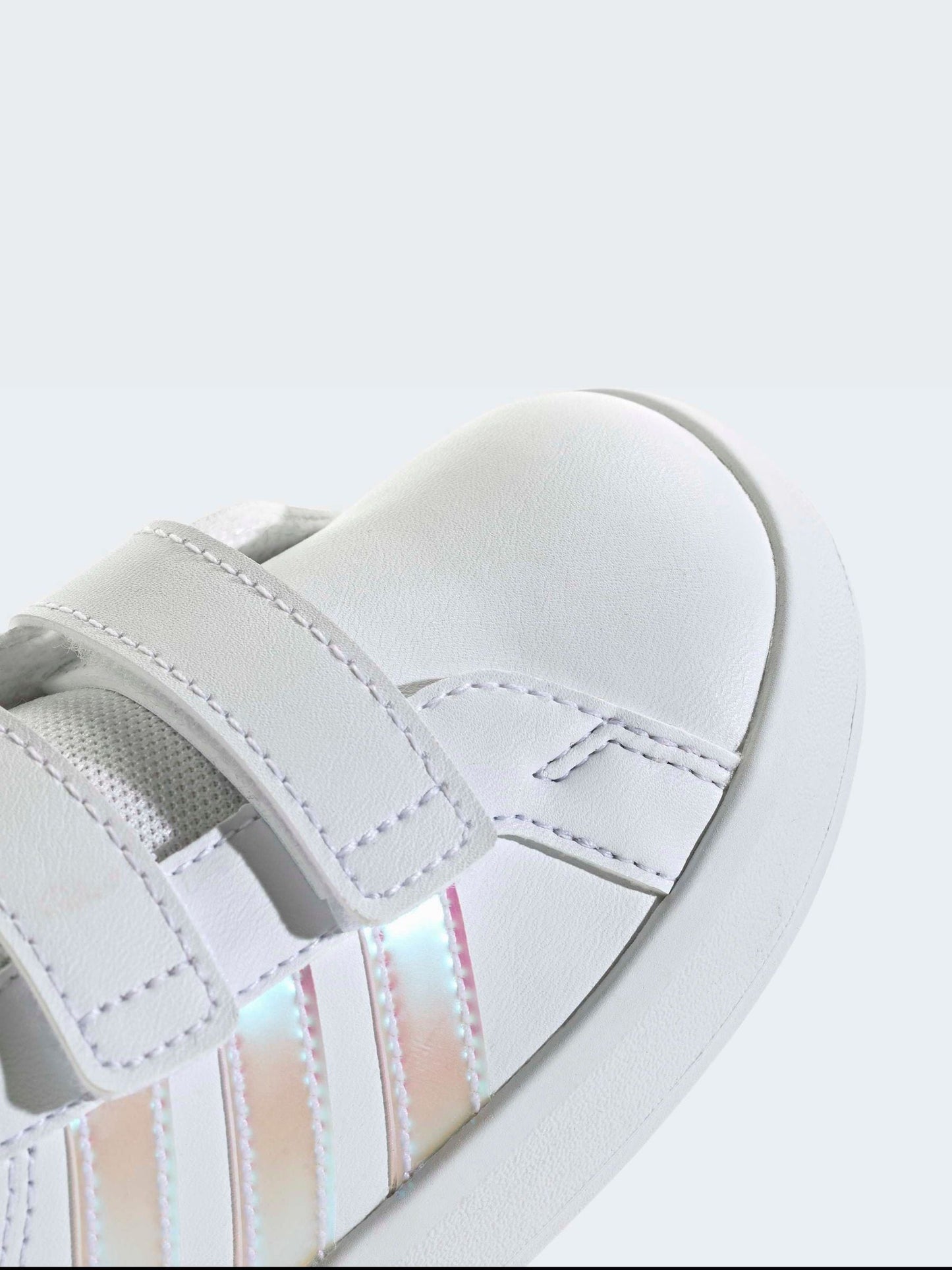 adidas White Grand Court 3.0 Infant Trainers image 8
