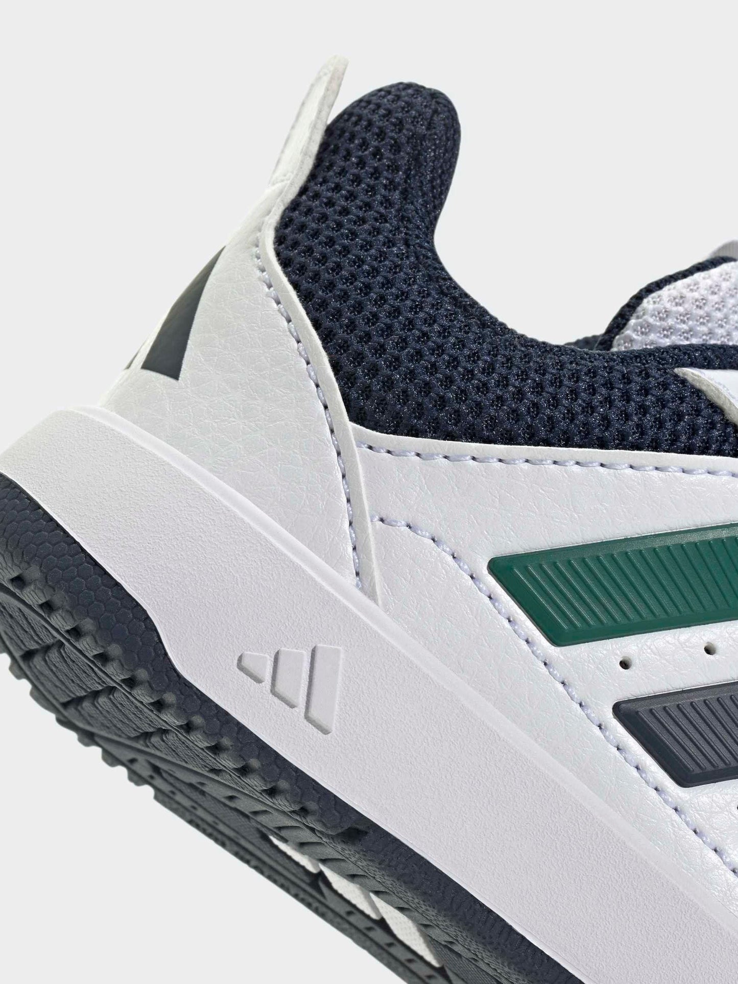 adidas White/Green Hook and Loop Tensaur Sport 3.0 Infant Trainers image 3