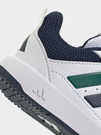 adidas White/Green Hook and Loop Tensaur Sport 3.0 Infant Trainers image 3