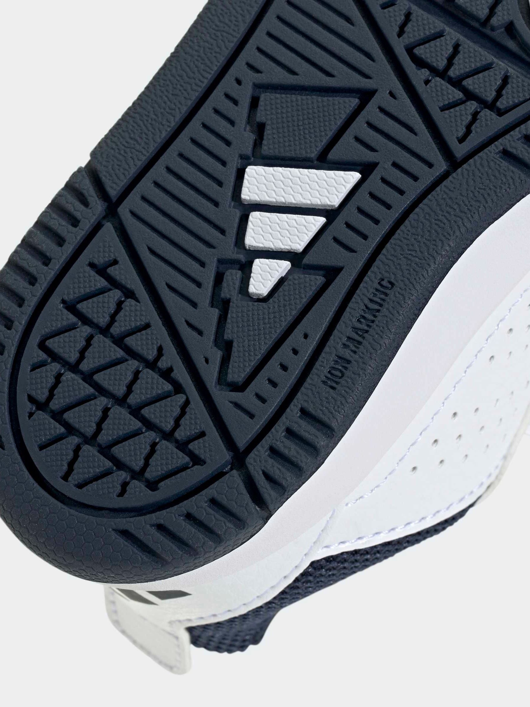 adidas White/Green Hook and Loop Tensaur Sport 3.0 Infant Trainers image 4