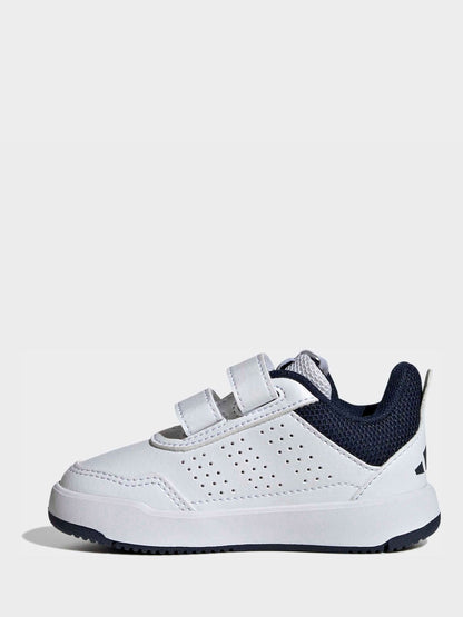 adidas White/Green Hook and Loop Tensaur Sport 3.0 Infant Trainers image 5