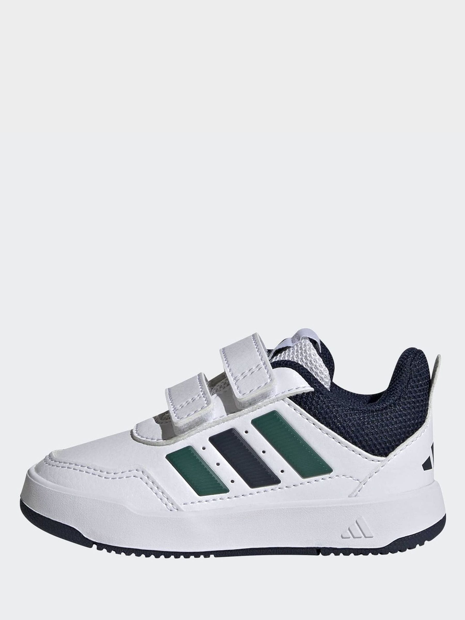 adidas White/Green Hook and Loop Tensaur Sport 3.0 Infant Trainers image 8