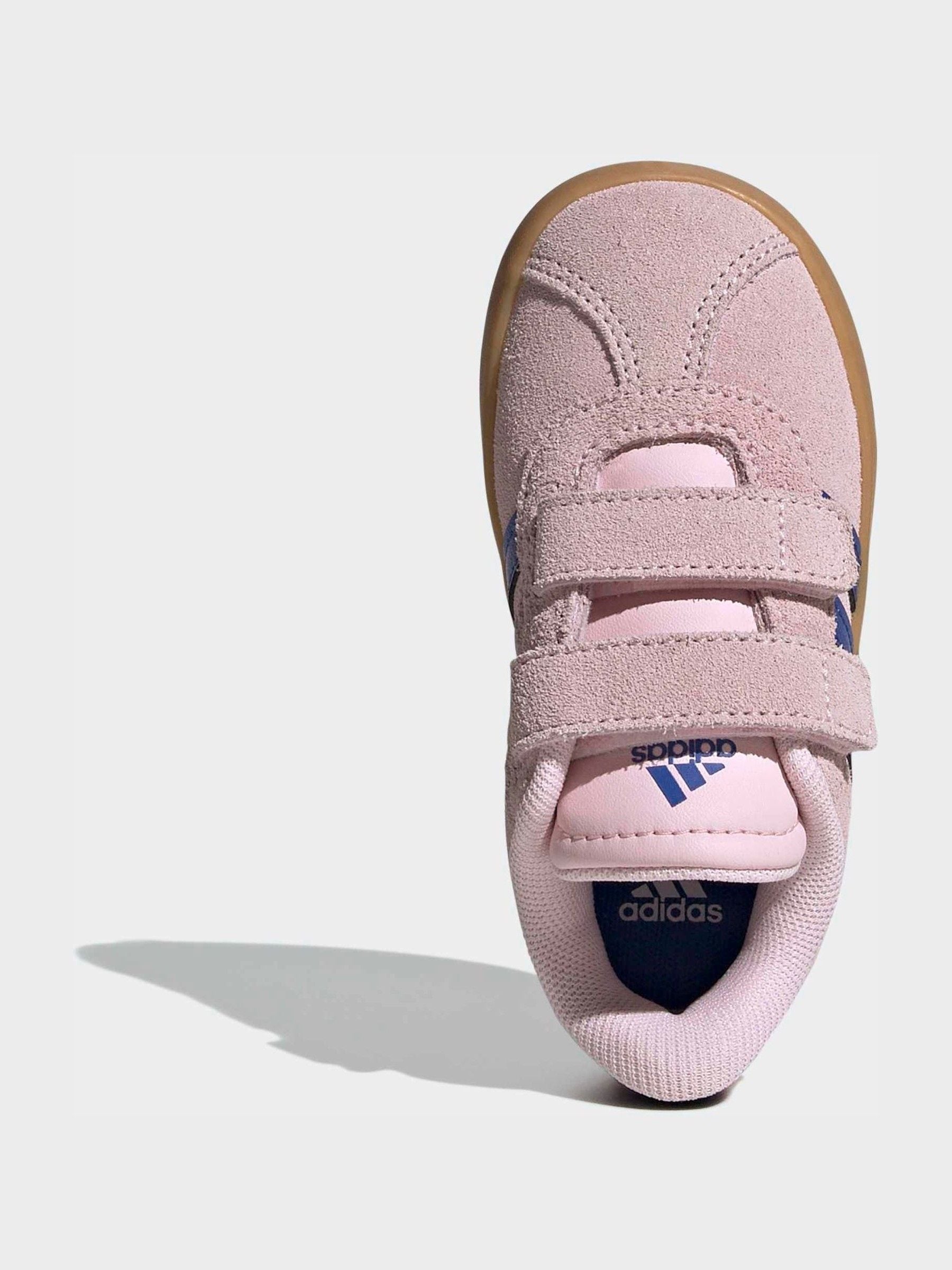 adidas Pink VL Court 3.0 Hook and Loop Infant Trainers image 7