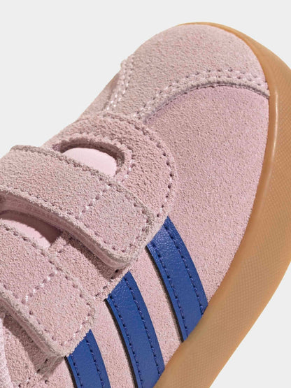 adidas Pink VL Court 3.0 Hook and Loop Infant Trainers image 9