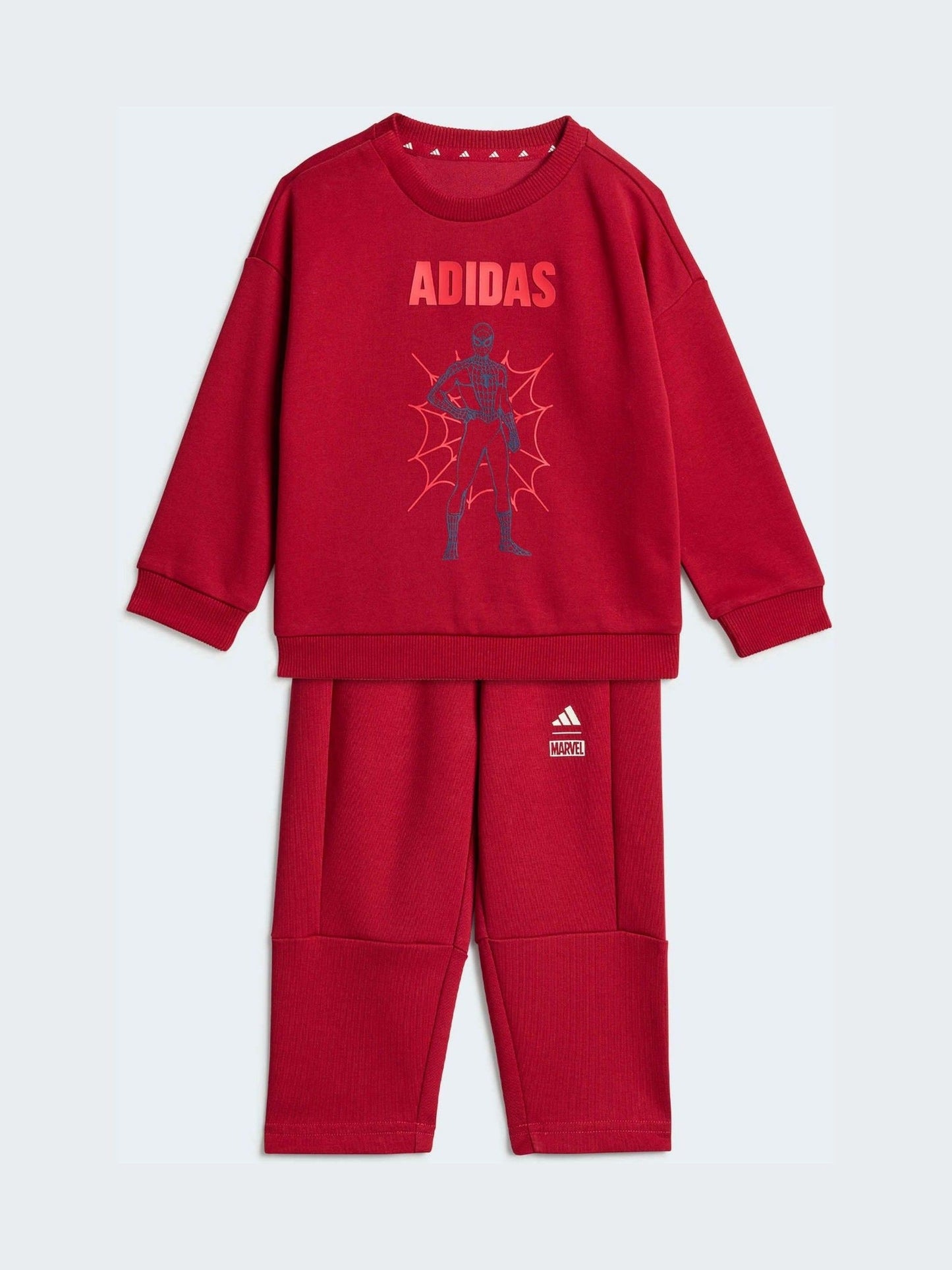adidas Red Marvel Spider-Man Sweatshirt and Jogger Set image 1