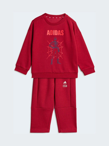 adidas Red Marvel Spider-Man Sweatshirt and Jogger Set image 1