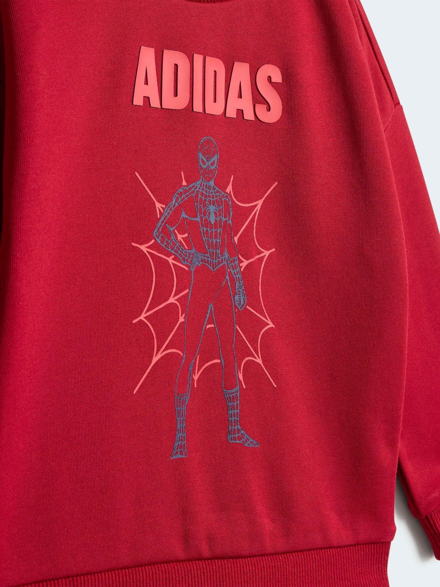 adidas Red Marvel Spider-Man Sweatshirt and Jogger Set image 4
