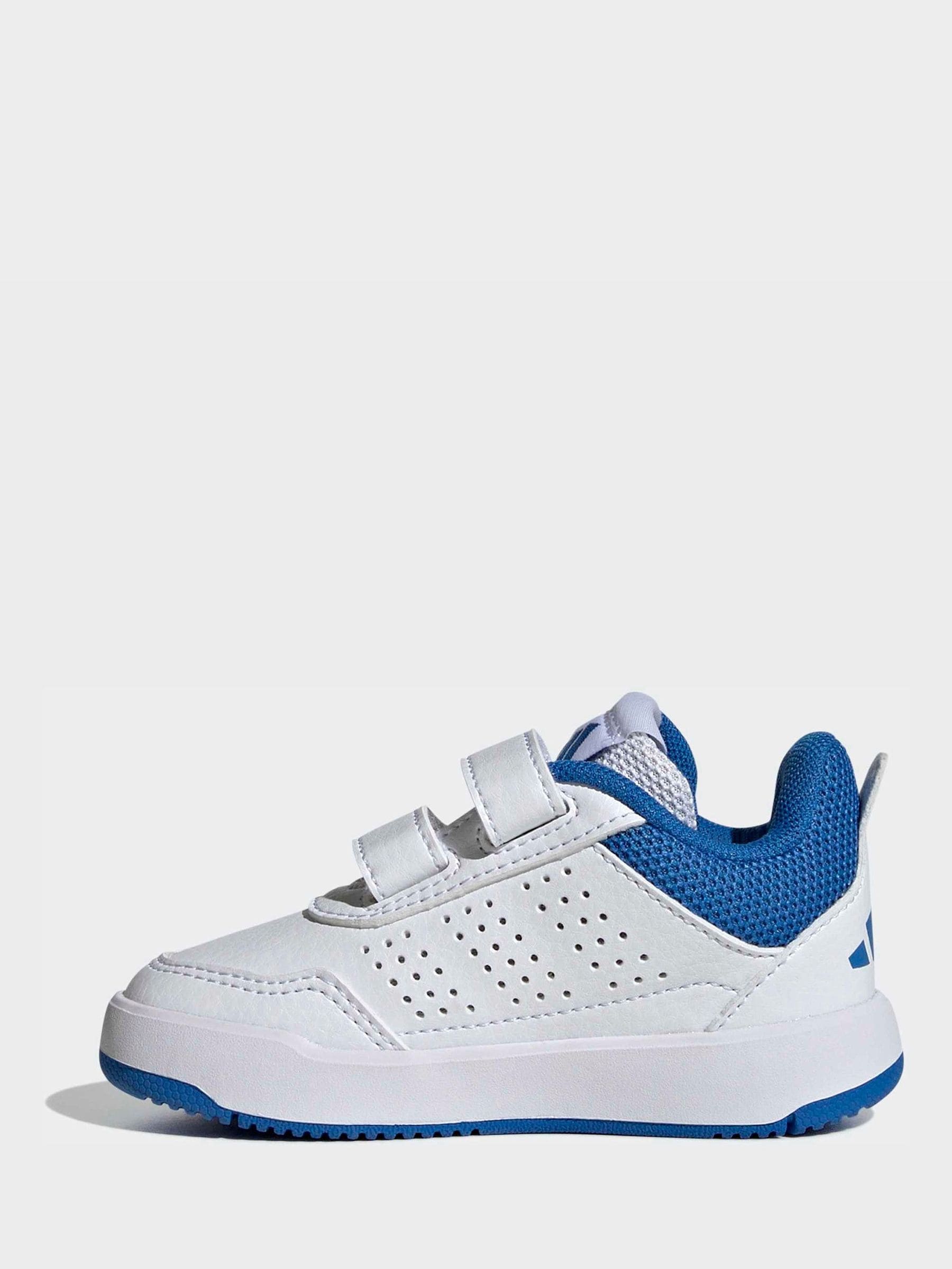 adidas White/Blue Hook and Loop Tensaur Sport 3.0 Infant Trainers image 4