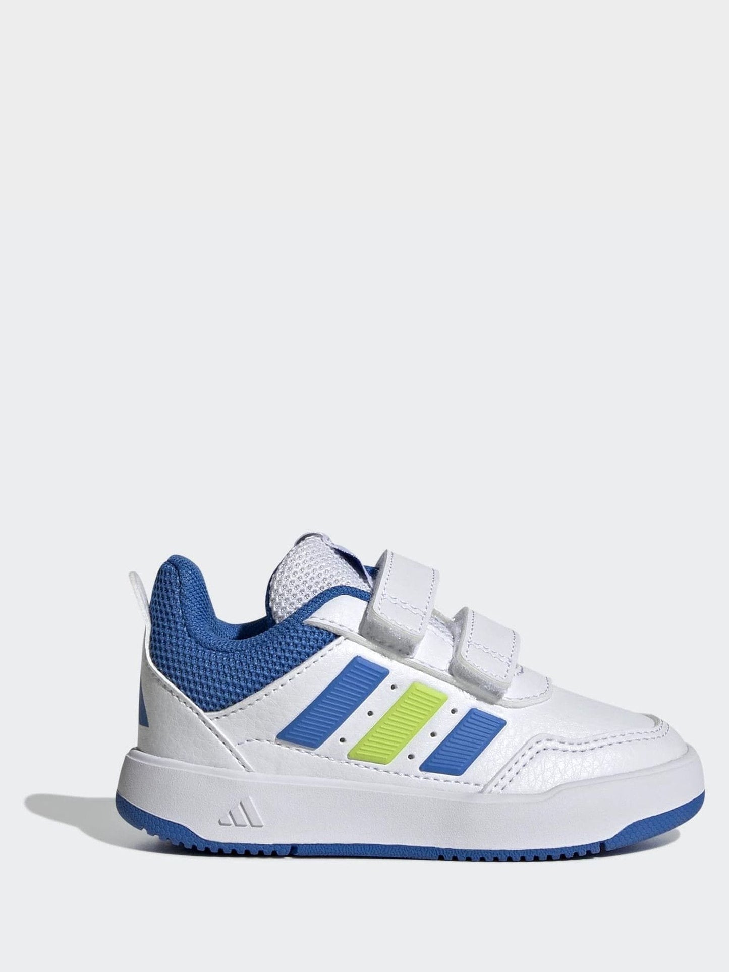 adidas White/Blue Hook and Loop Tensaur Sport 3.0 Infant Trainers image 5