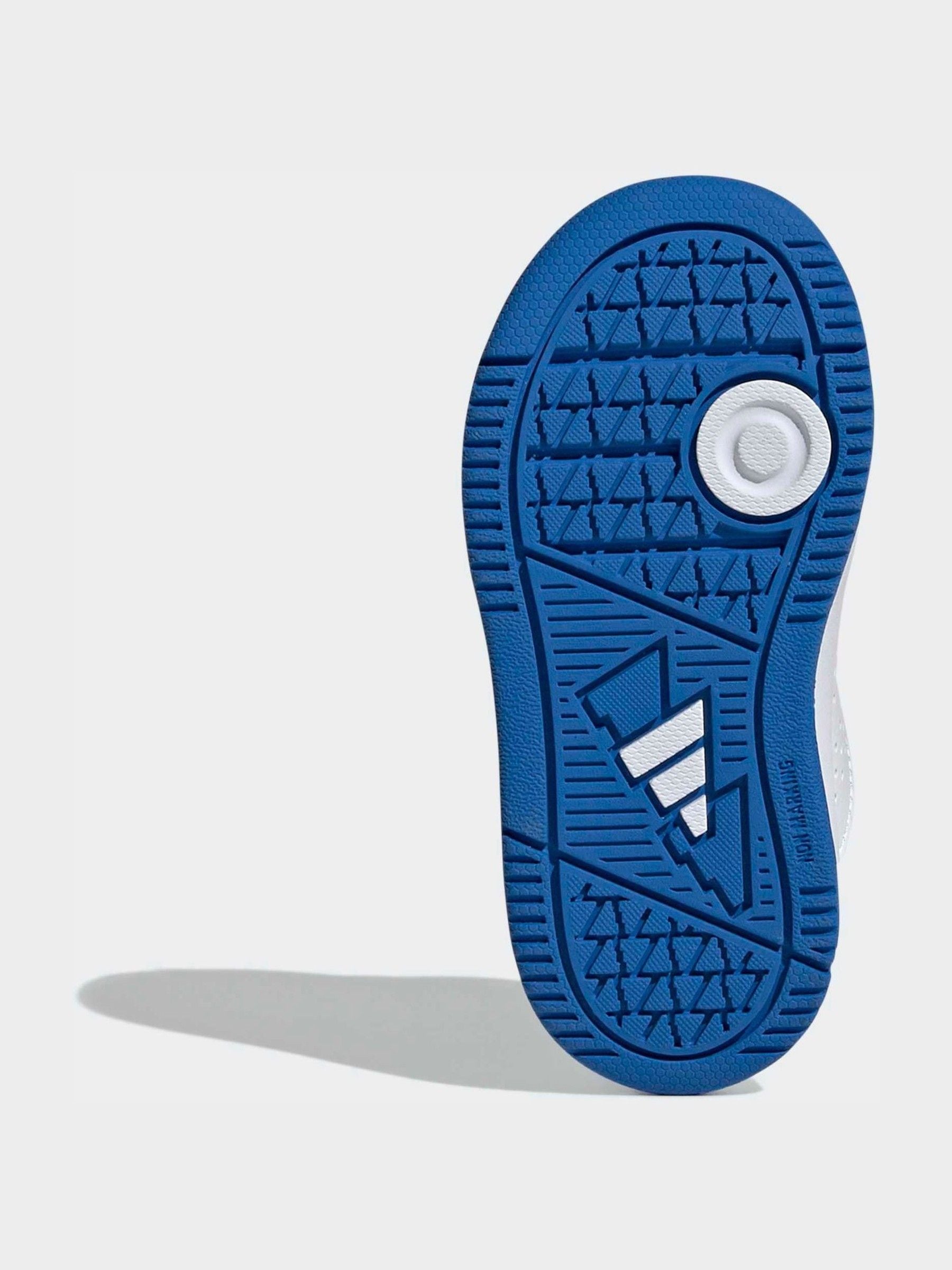 adidas White/Blue Hook and Loop Tensaur Sport 3.0 Infant Trainers image 7