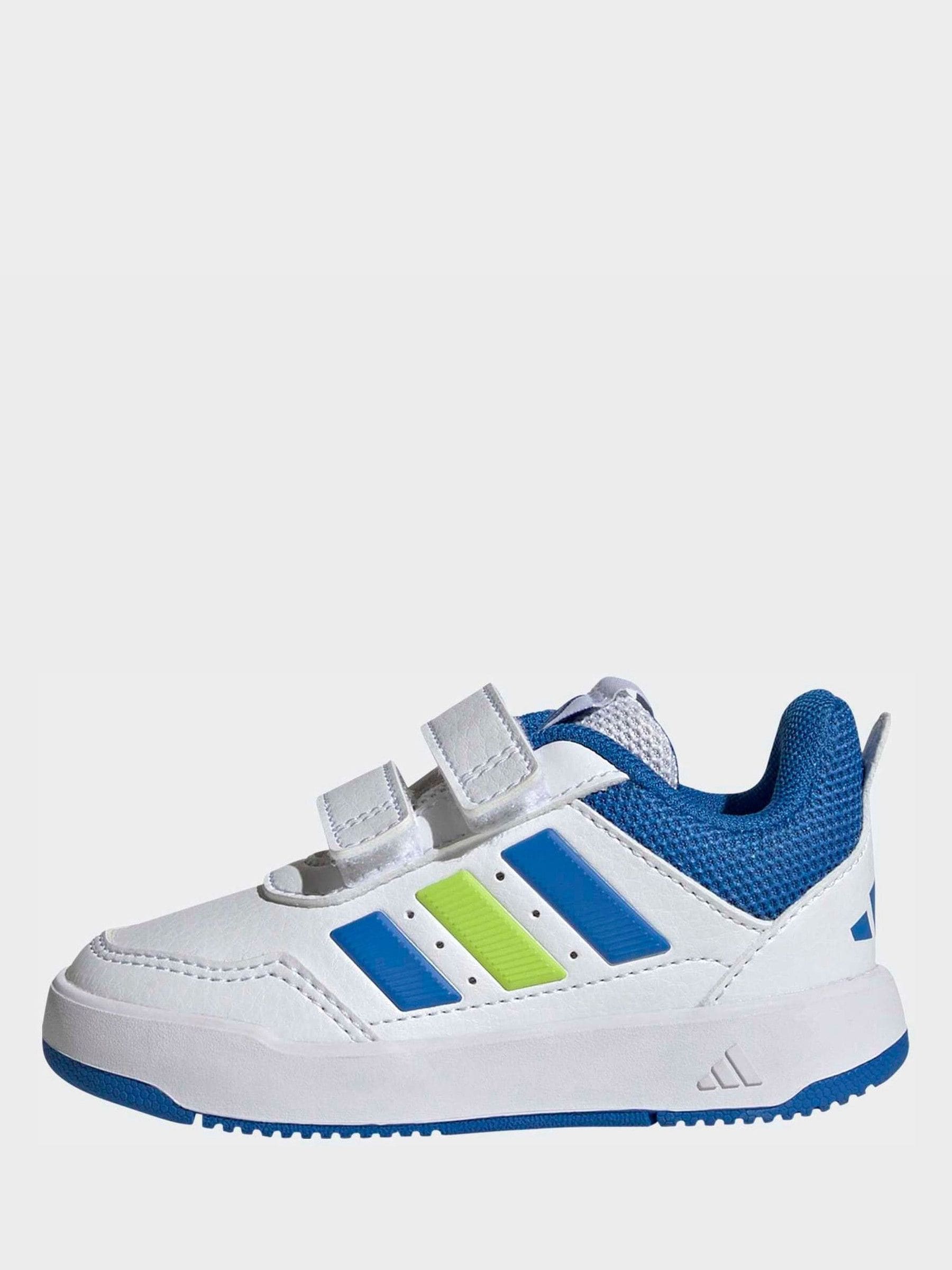 adidas White/Blue Hook and Loop Tensaur Sport 3.0 Infant Trainers image 8