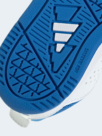 adidas White/Blue Hook and Loop Tensaur Sport 3.0 Infant Trainers image 9