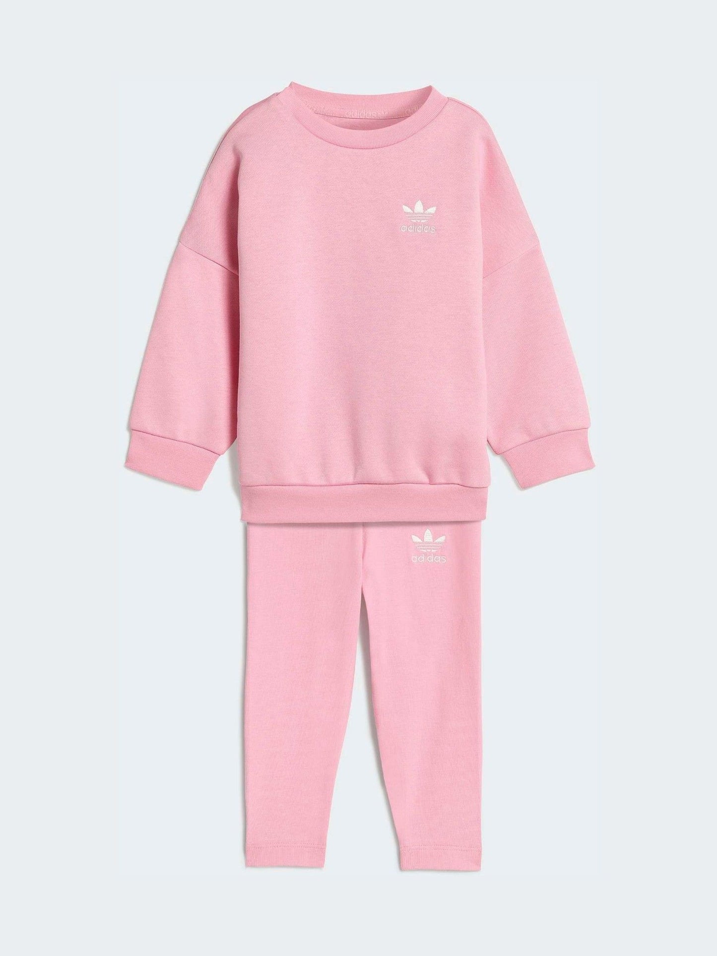 adidas Originals Pink Oversized Sweatshirt  & Leggings set image 1
