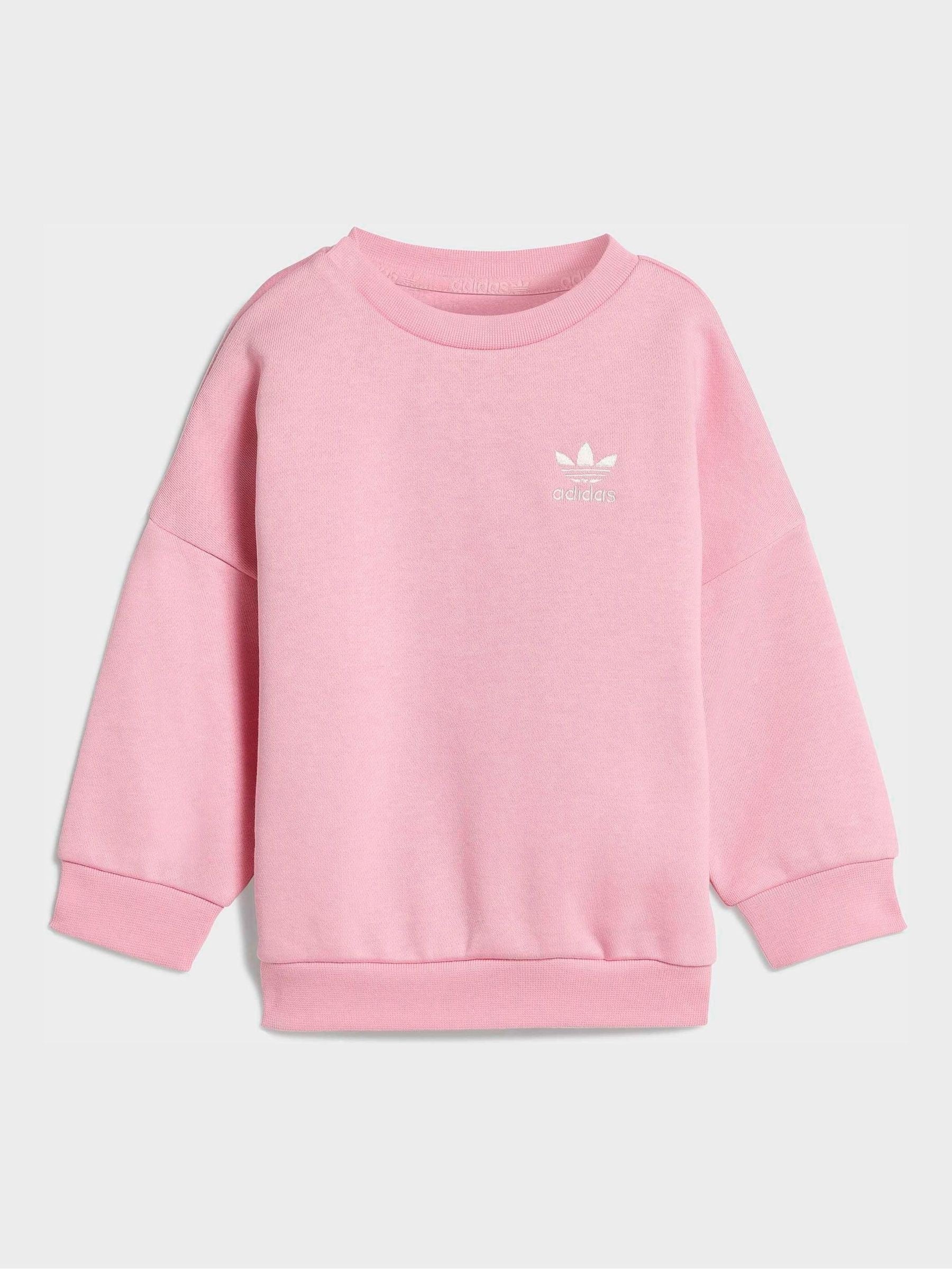 adidas Originals Pink Oversized Sweatshirt  & Leggings set image 2