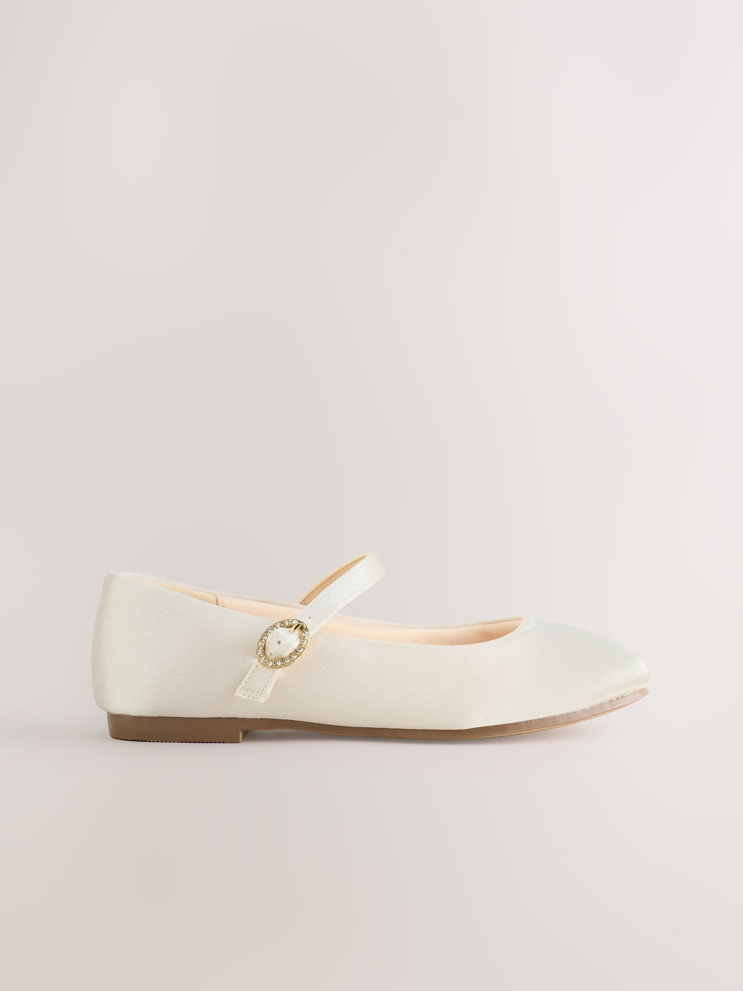 Ivory Standard Fit (F) Mary Jane Occasion Shoes image 2