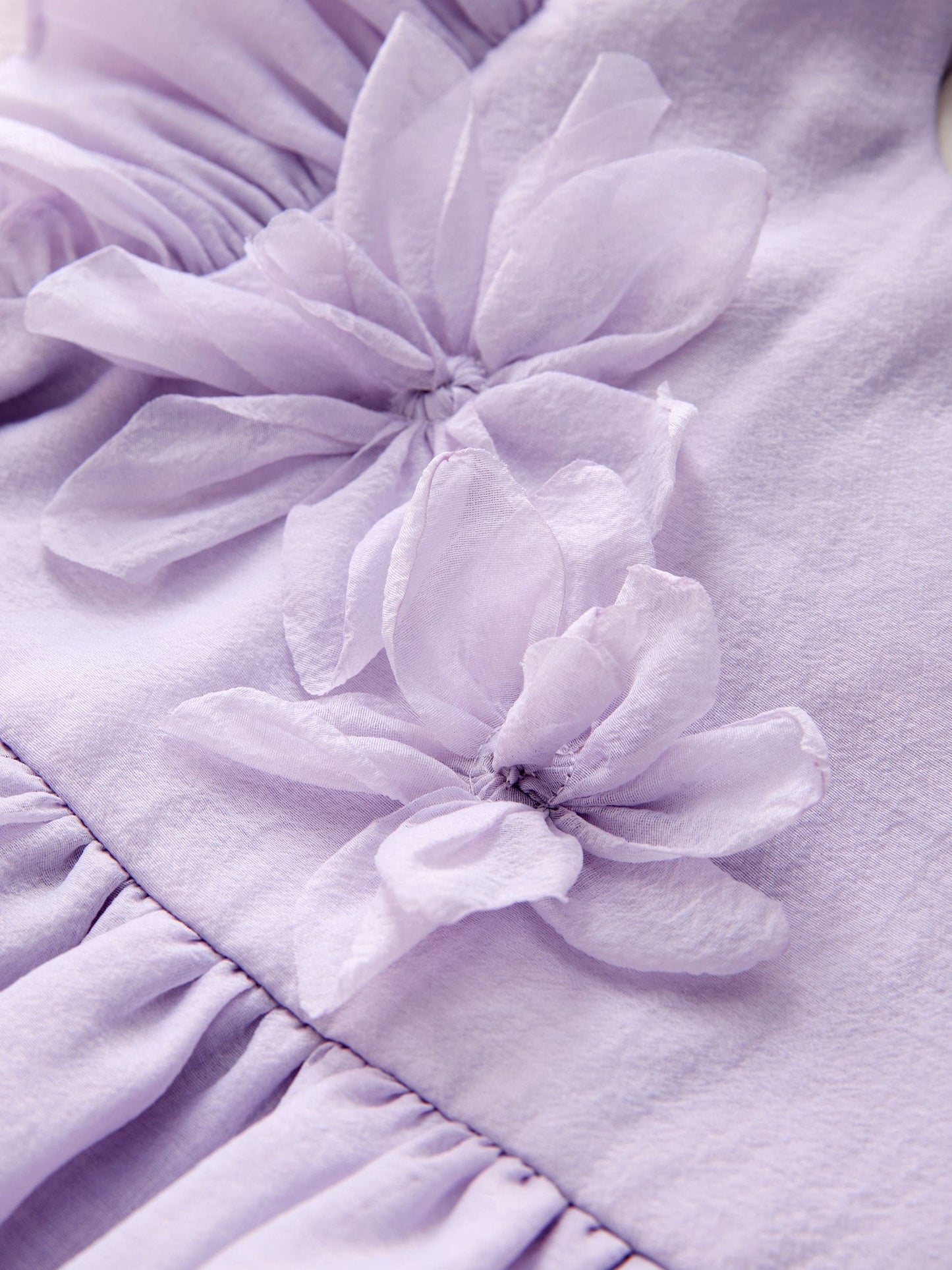 Laura Ashley Lilac Purple Petal Flower Bridemaid Dress image 7