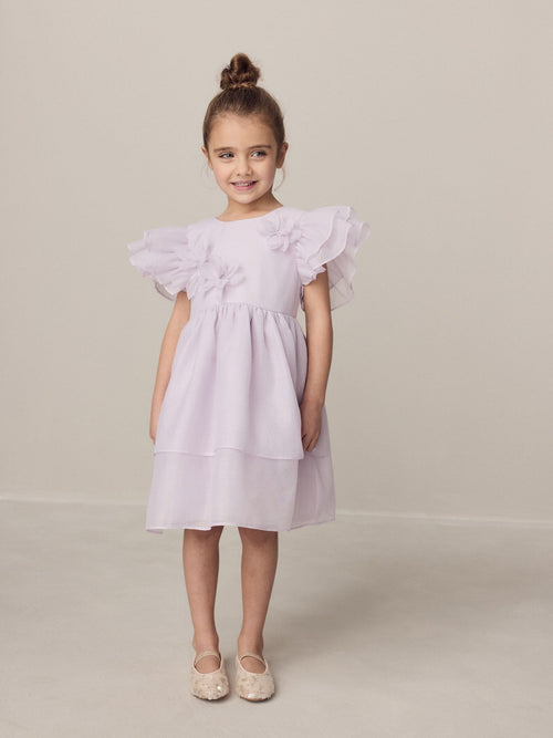 Dsiney Kidz - Laura Ashley Lilac Purple Petal Flower Bridemaid Dress image 1