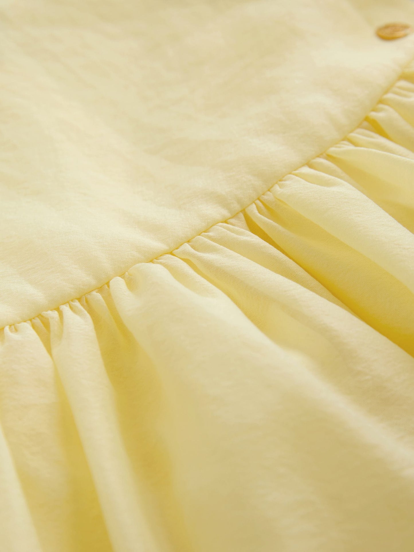 Laura Ashley Light Yellow Bow Back Flower Bridemaid Dress image 9