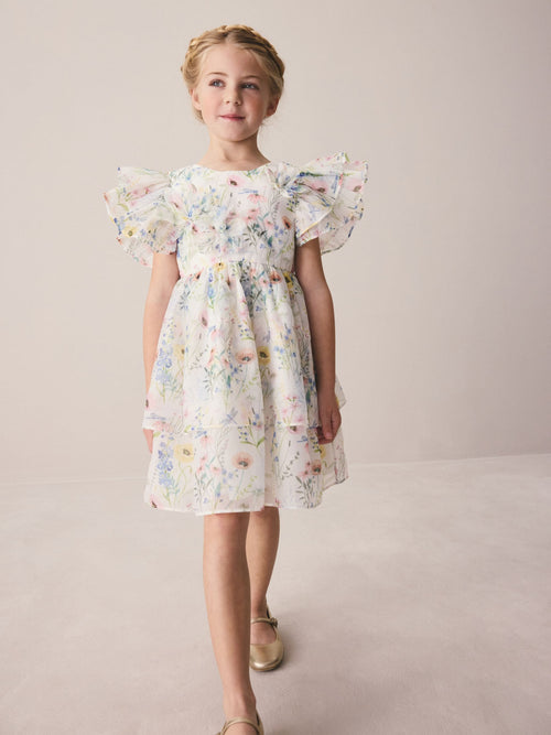 Dsiney Kidz - Laura Ashley Multi Alford Meadow Petal Flower Bridemaid Dress image 1