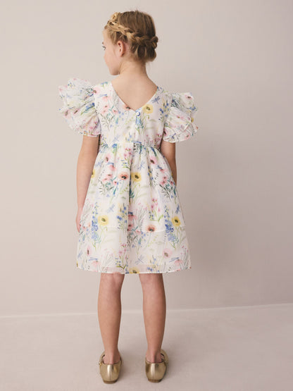 Laura Ashley Multi Alford Meadow Petal Flower Bridemaid Dress image 3