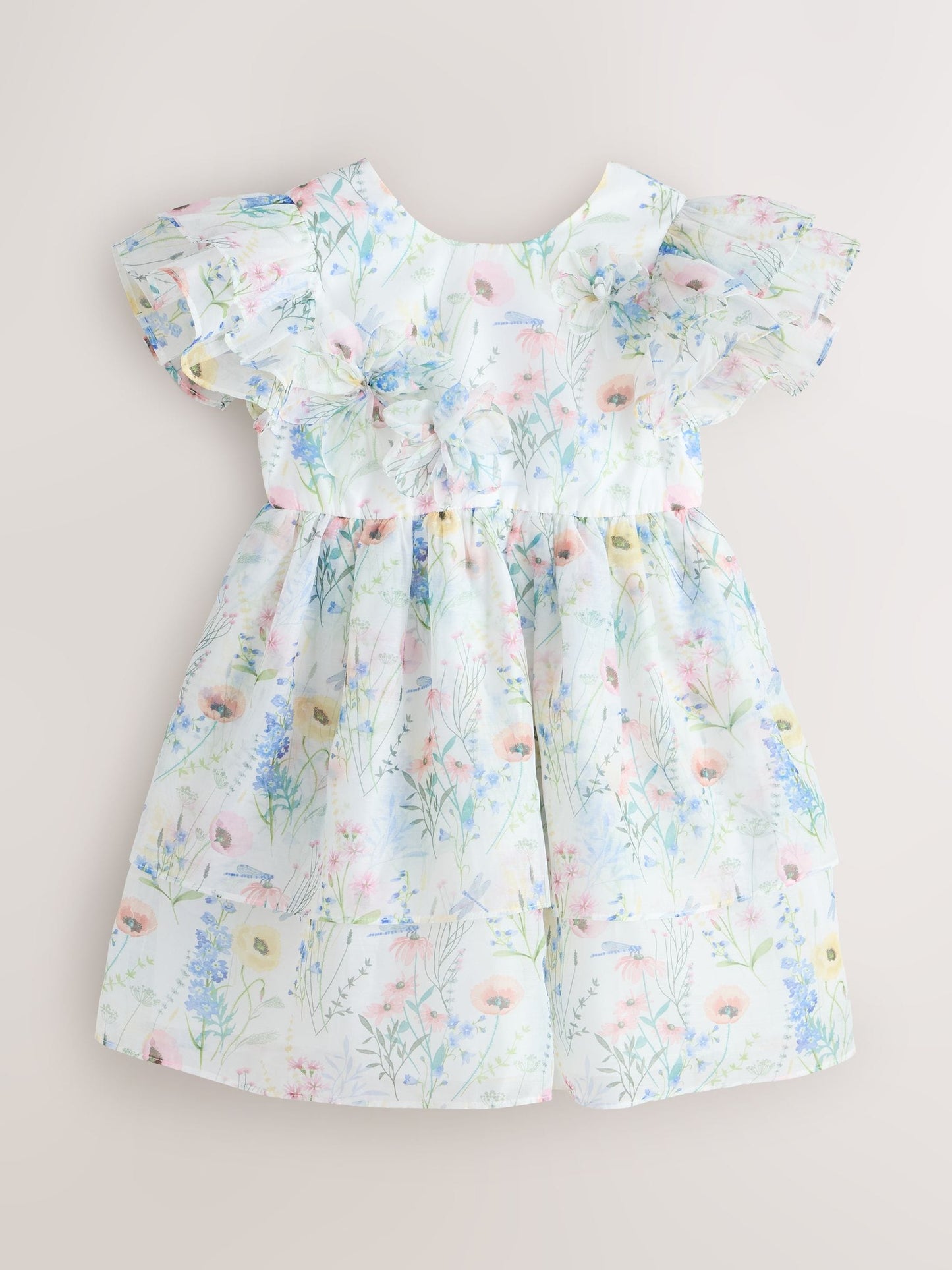 Laura Ashley Multi Alford Meadow Petal Flower Bridemaid Dress image 6