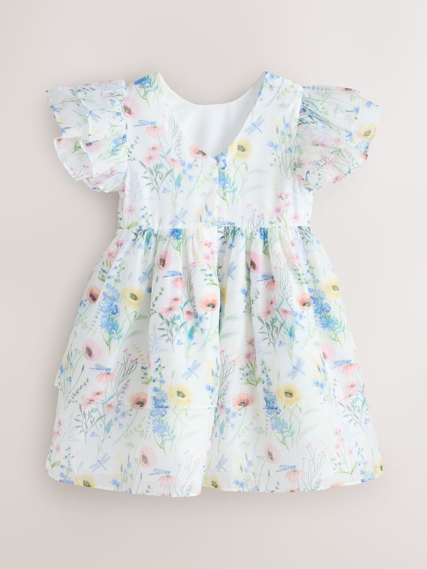 Laura Ashley Multi Alford Meadow Petal Flower Bridemaid Dress image 7