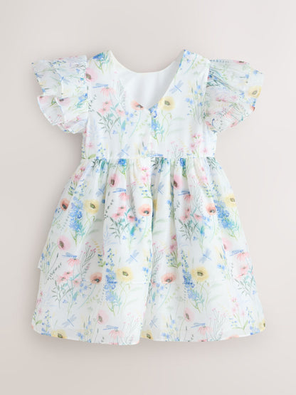 Laura Ashley Multi Alford Meadow Petal Flower Bridemaid Dress image 7