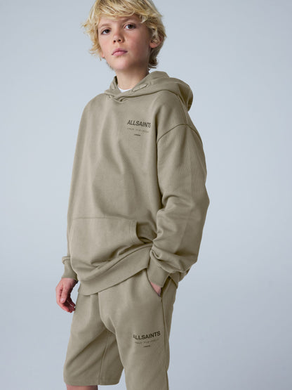 Dsiney Kidz - smALLSAINTS Khaki Green Oversized Underground Pullover Hoodie image 1