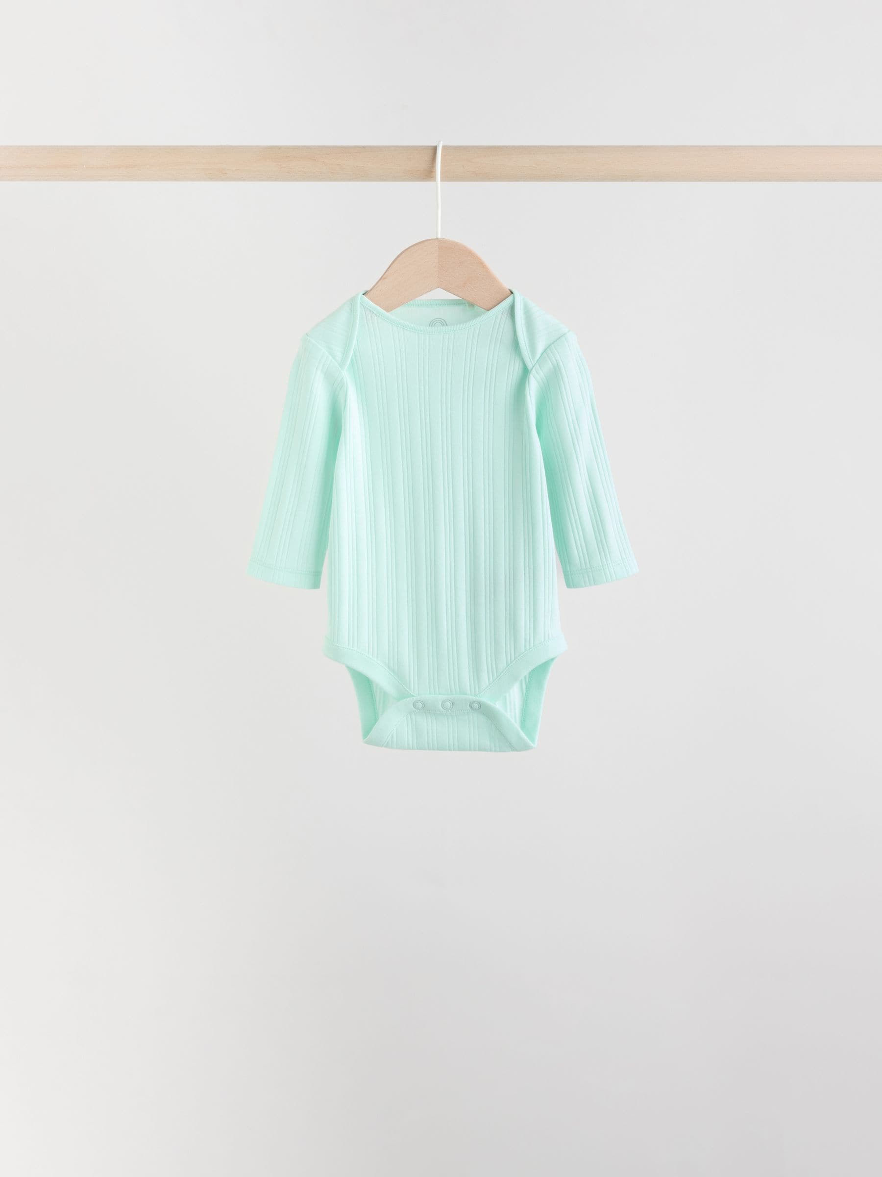 Multi 5 Pack Long Sleeve Baby Bodysuits image 5