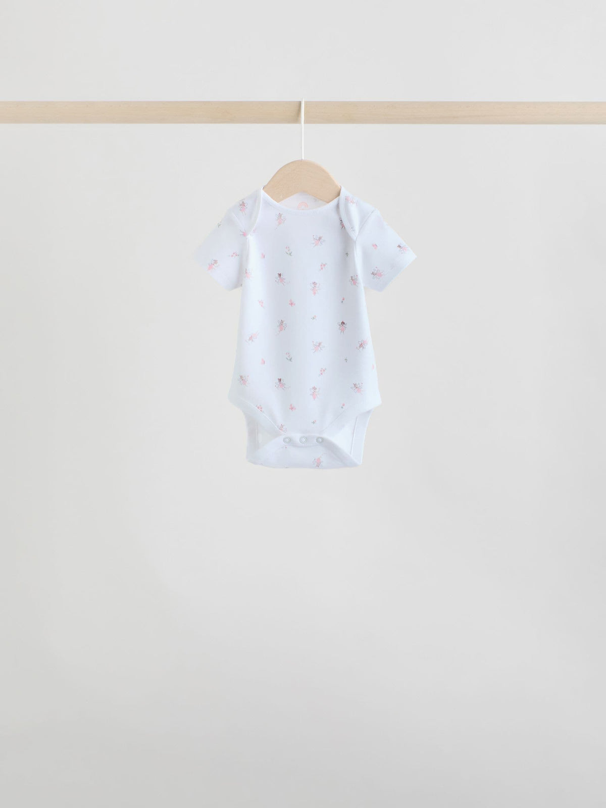 Dsiney Kidz - Pink 7 Pack Short Sleeve Baby Bodysuit image 8