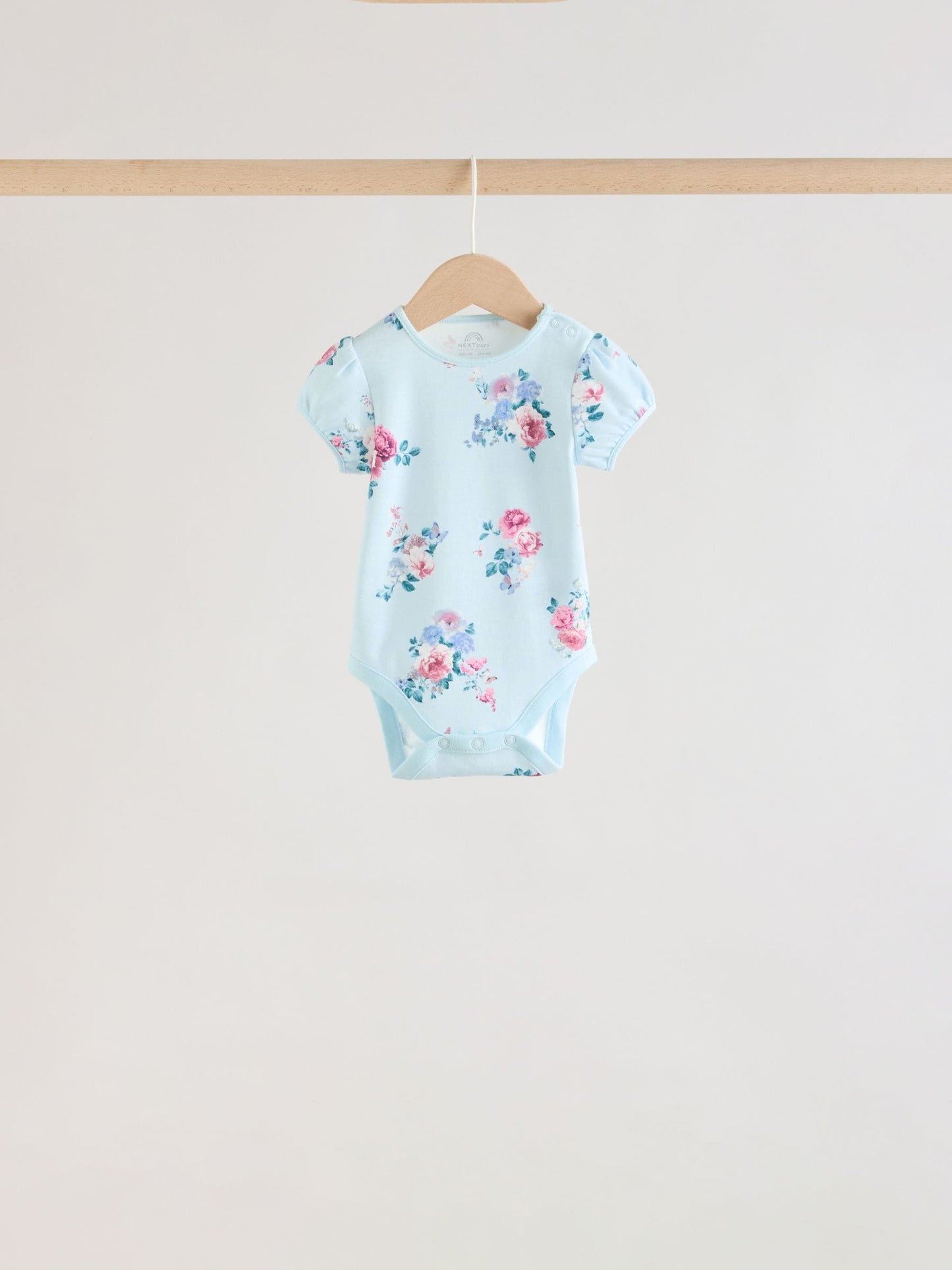 Multi Baby Short Sleeve Bodysuits 5 Pack image 10