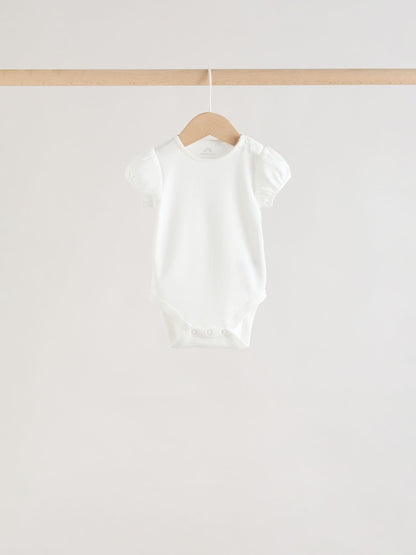 Multi Baby Short Sleeve Bodysuits 5 Pack image 6