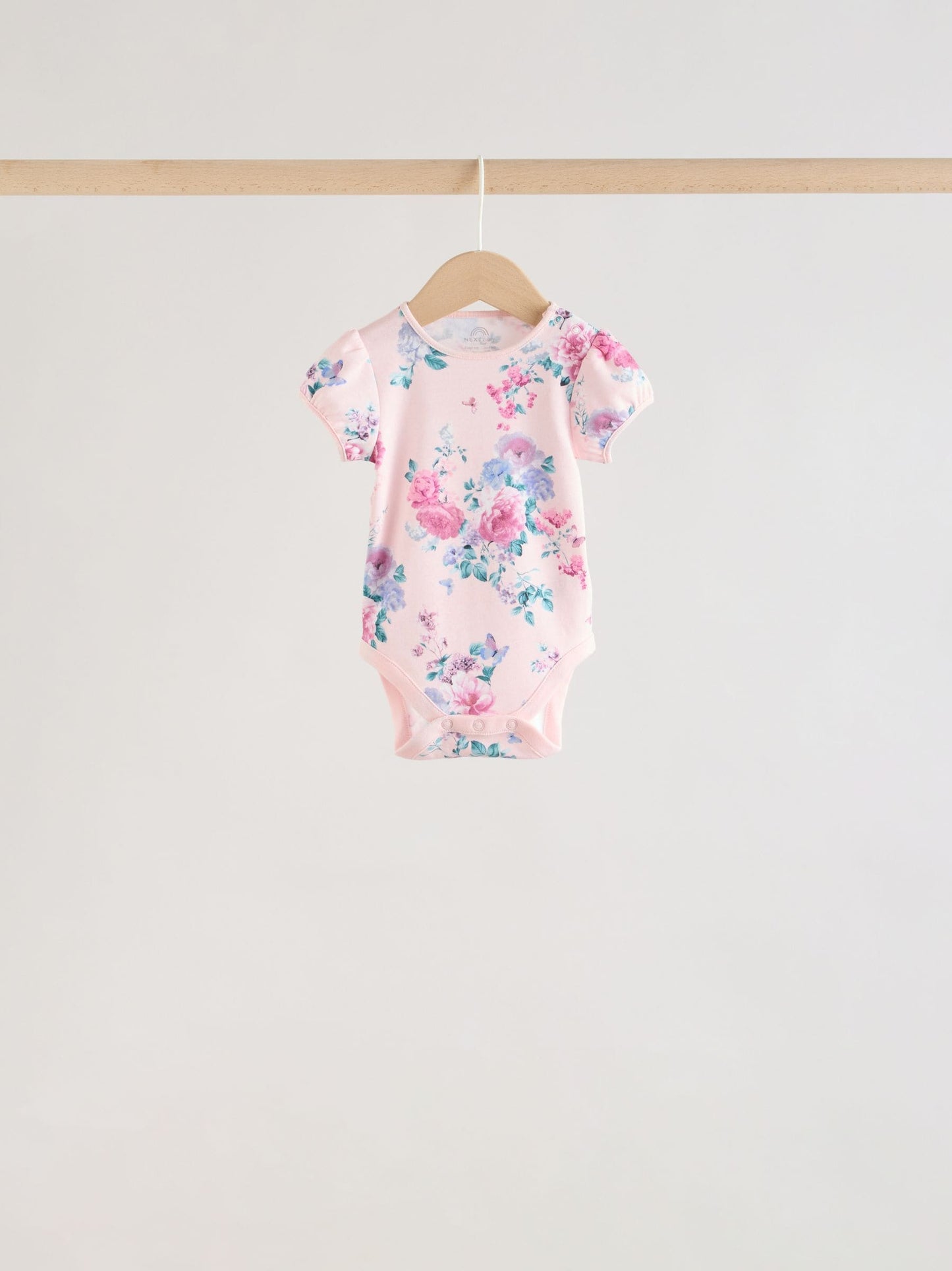 Multi Baby Short Sleeve Bodysuits 5 Pack image 7