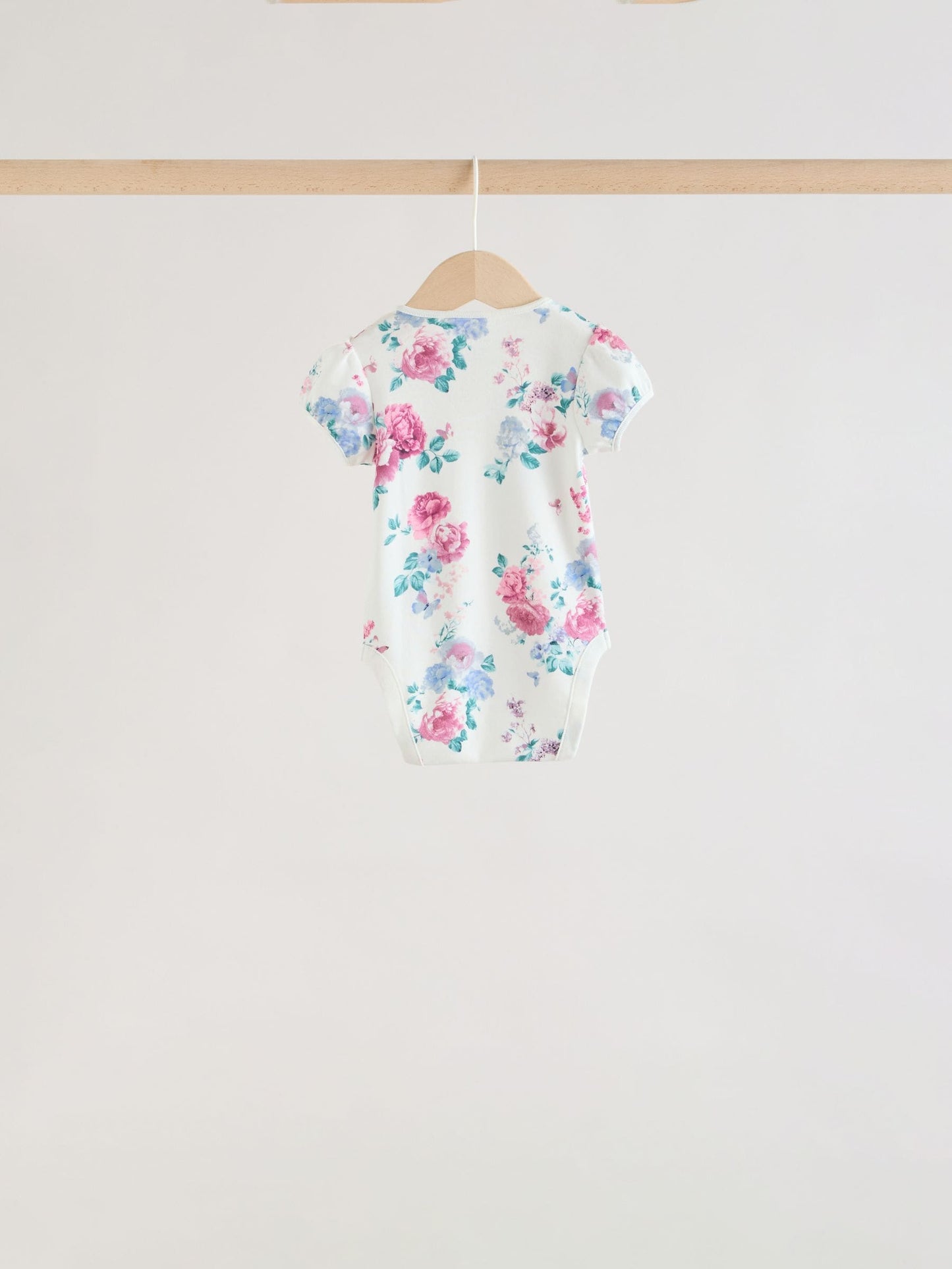 Multi Baby Short Sleeve Bodysuits 5 Pack image 8