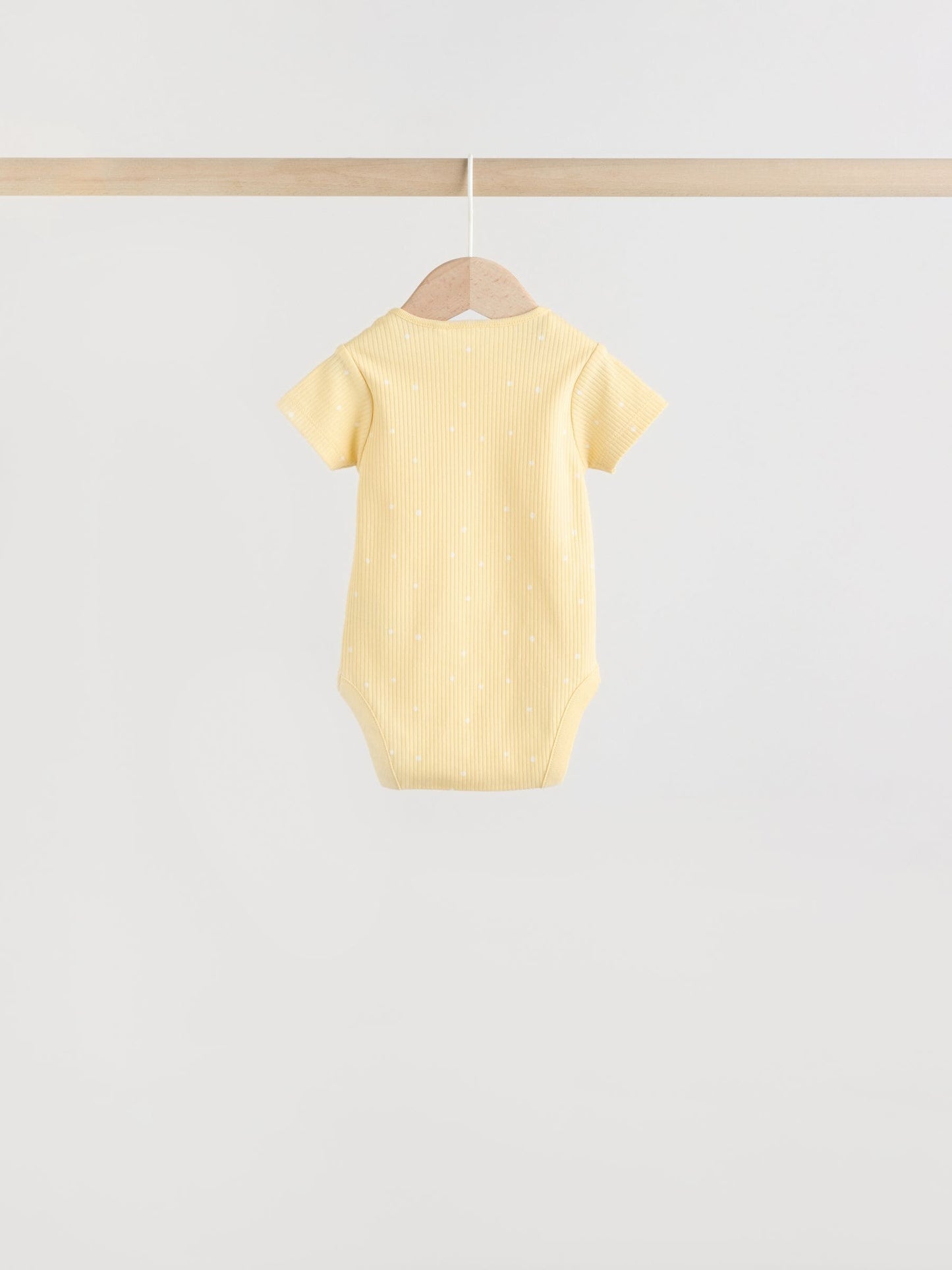 Yellow Lemons 5 Pack Short Sleeve Baby Bodysuits image 8