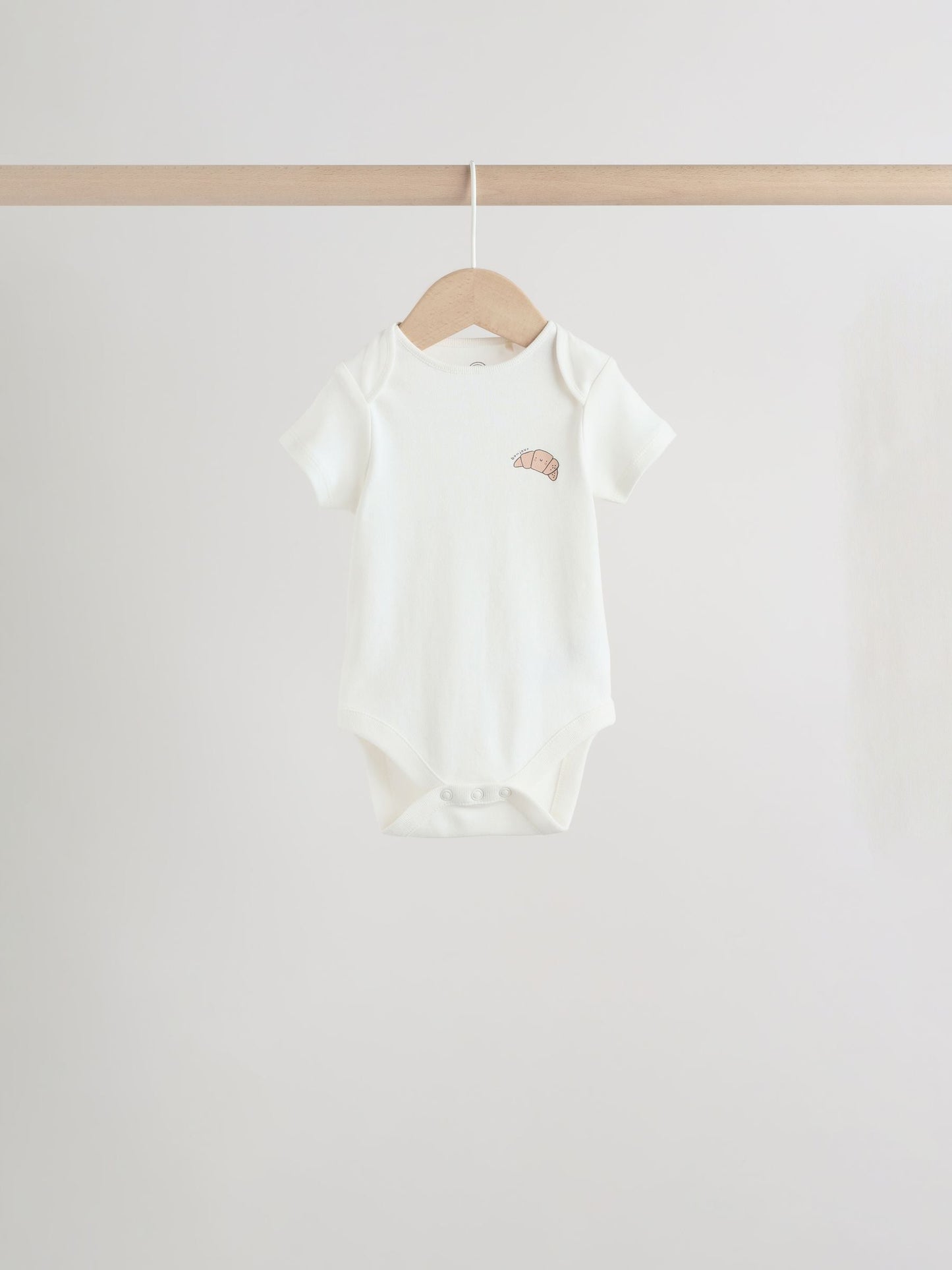 Blue 5 Pack Short Sleeve Baby Bodysuits image 6