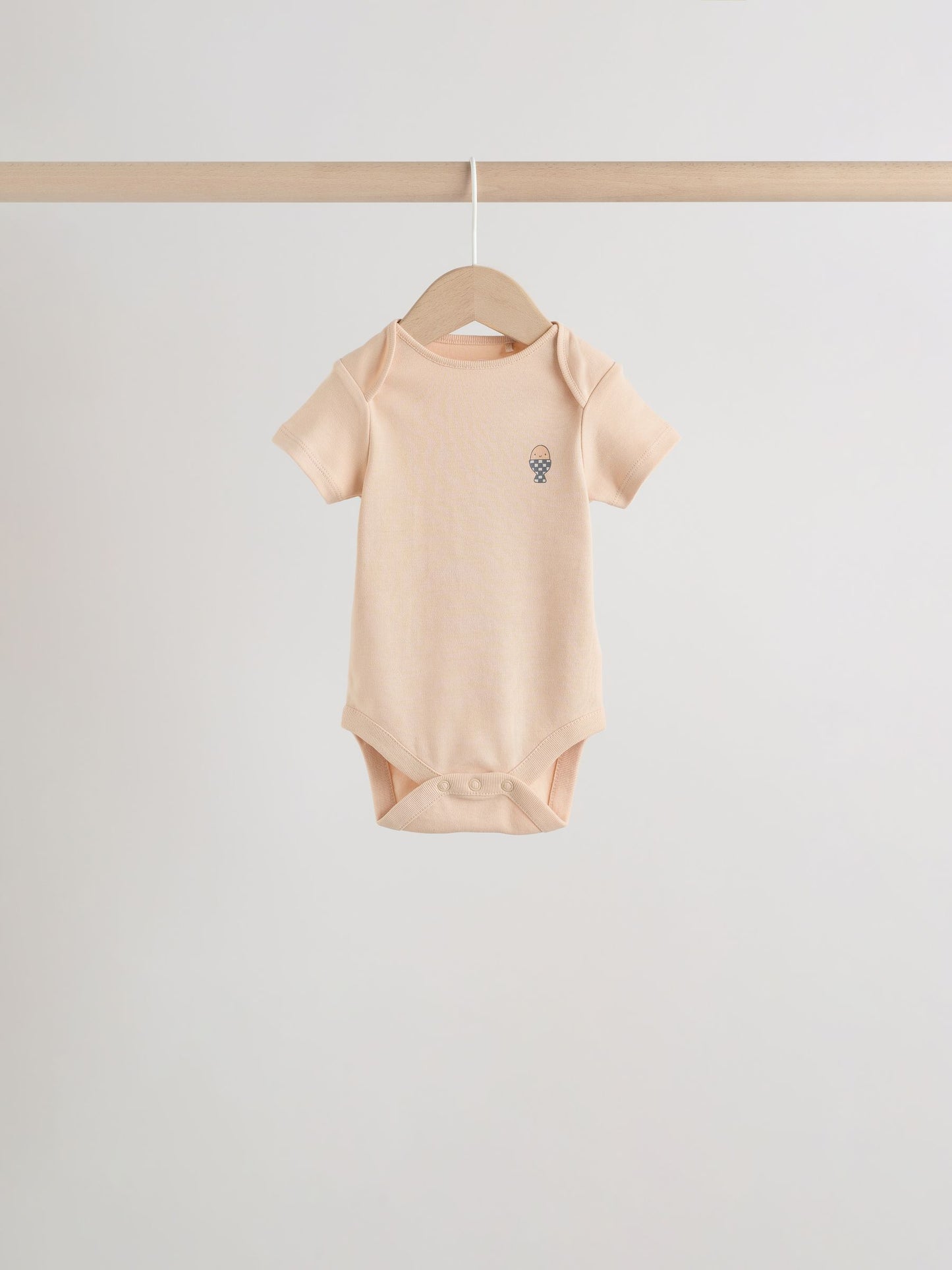 Blue 5 Pack Short Sleeve Baby Bodysuits image 7