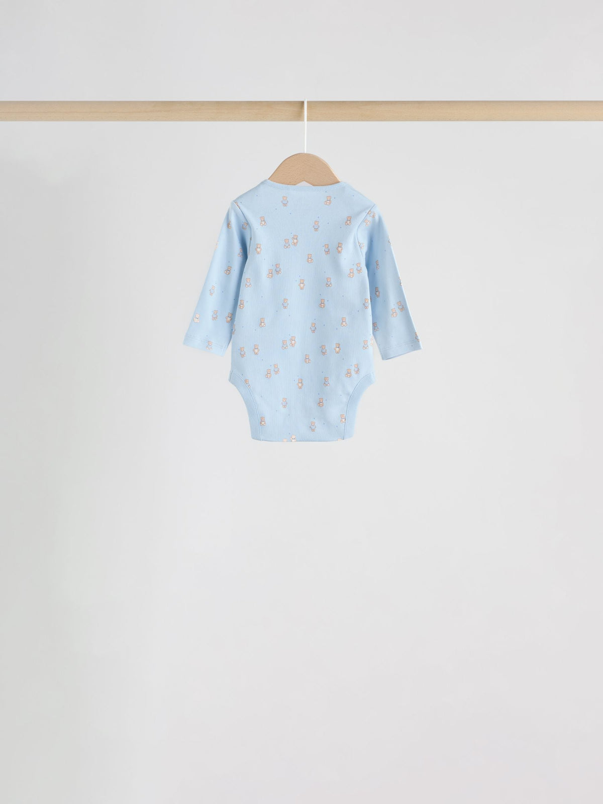 Dsiney Kidz - Blue 7 Pack Long Sleeved Baby Bear Bodysuit image 10