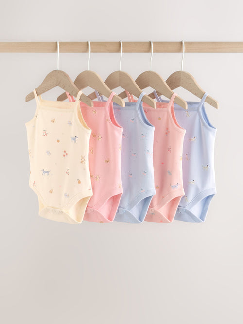 Dsiney Kidz - Multi Vest Baby Bodysuits 5 Pack image 1