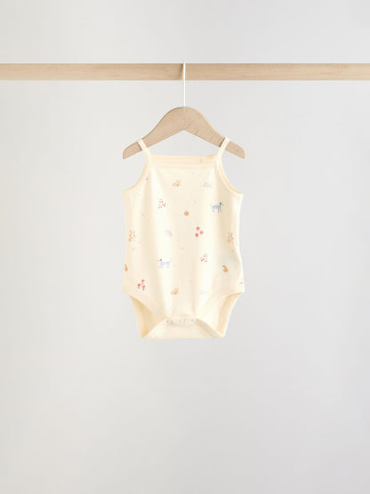 Multi Vest Baby Bodysuits 5 Pack image 3