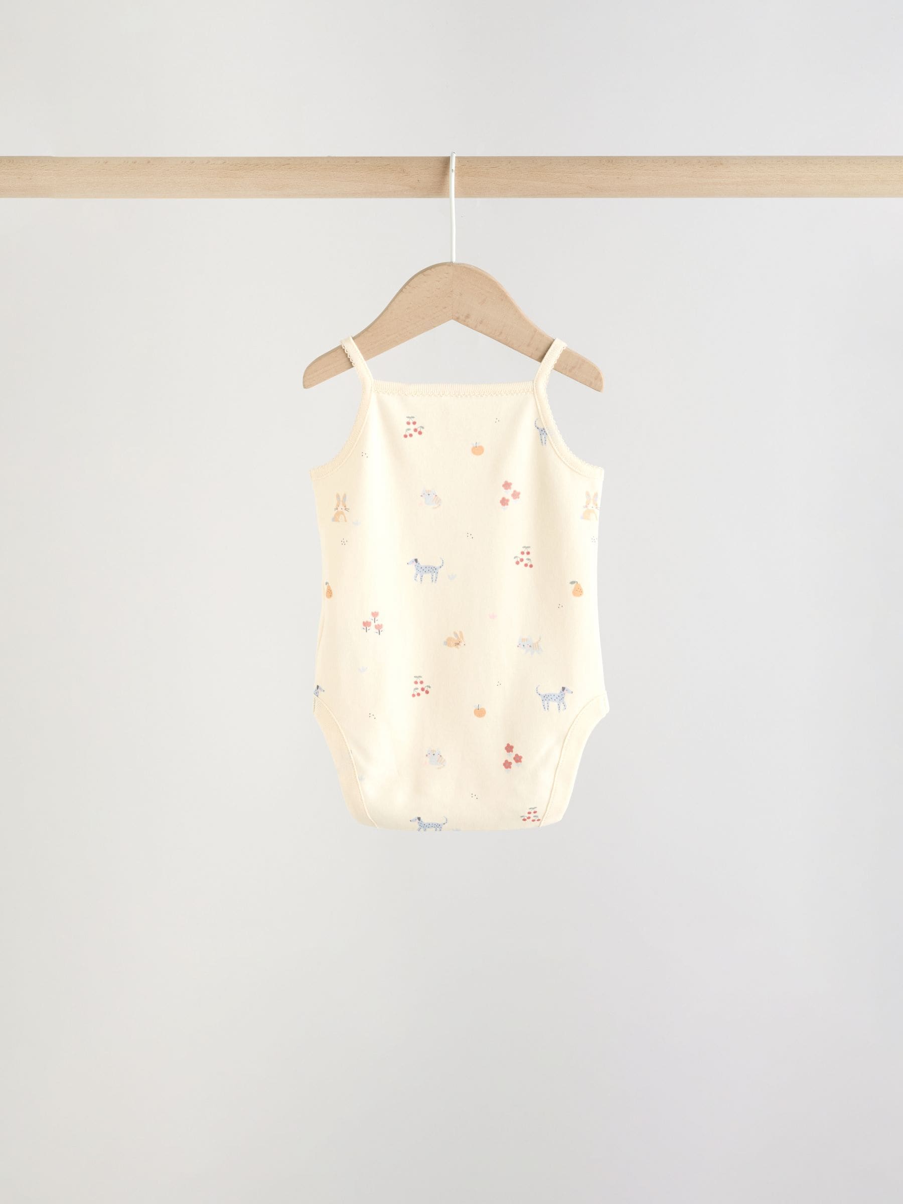 Multi Vest Baby Bodysuits 5 Pack image 4