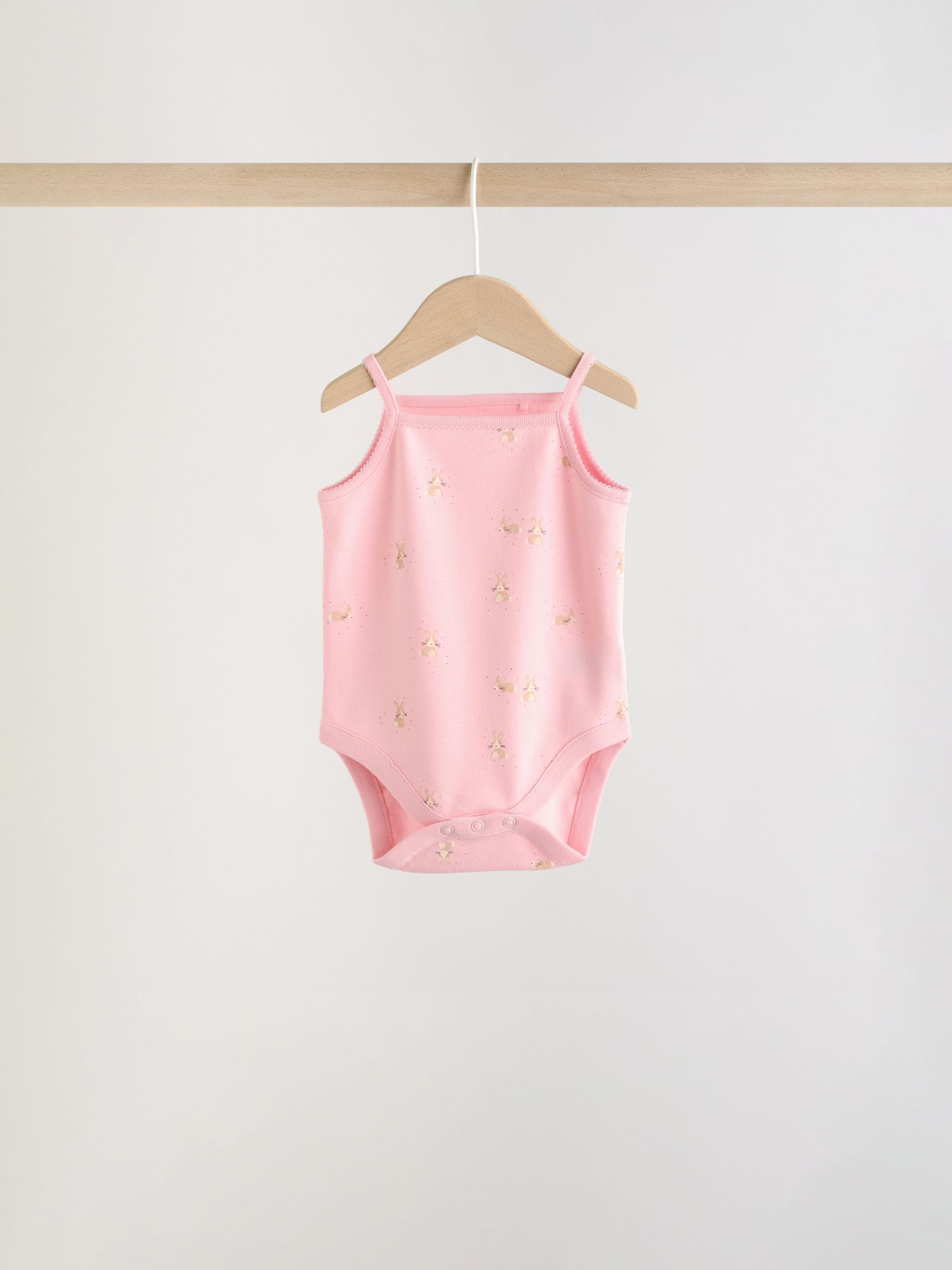 Multi Vest Baby Bodysuits 5 Pack image 5